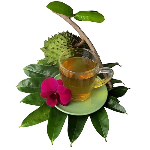 Miniatura 7 de Hojas secas de guanábana graviola en polvo para té, bebidas y licuados, 4 onzas (3.99 oz) Hojas de guanabana recién cosechadas para máxima potencia,