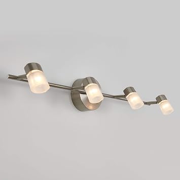 Artika TRK4VA-RN Vars 4-Integrated LED Track Light, Silver