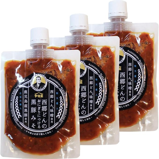 Amazon ヤマエ食品 西郷どんのおにぎりにつける黒豚みそ 180g ×3個 ヤマエ食品 味噌 通販 Amazon ヤマエ食品 西郷どんのおにぎりにつける黒豚みそ 180g ×3個 ヤマエ食品 味噌 通販