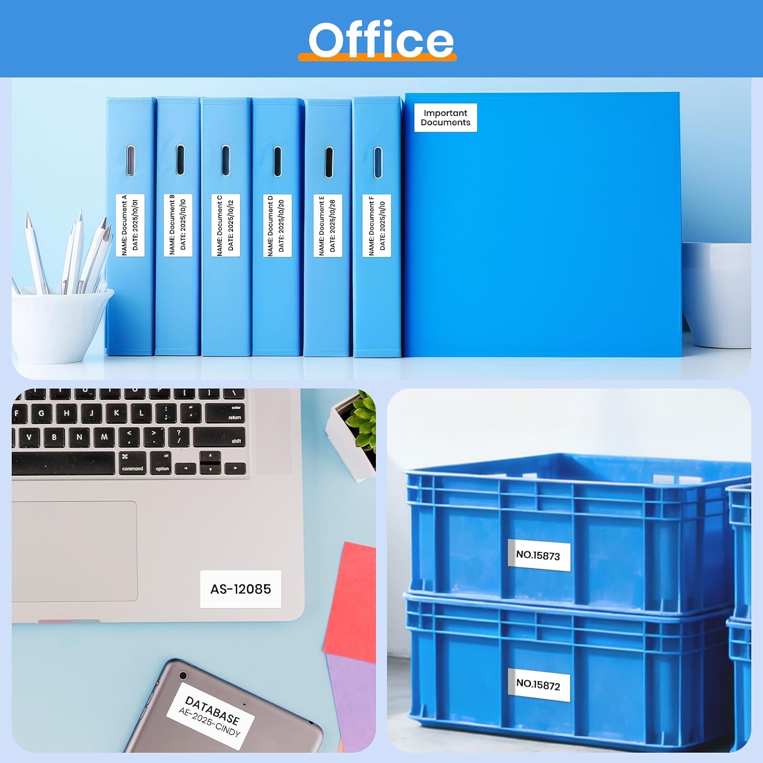 Compatible with Brother DK-11209/DK-1209 (1.1" x 2.4") Removable Die-Cut File Folder Labels Use with Brother QL Label Printers 12 Rolls 9600 PCS