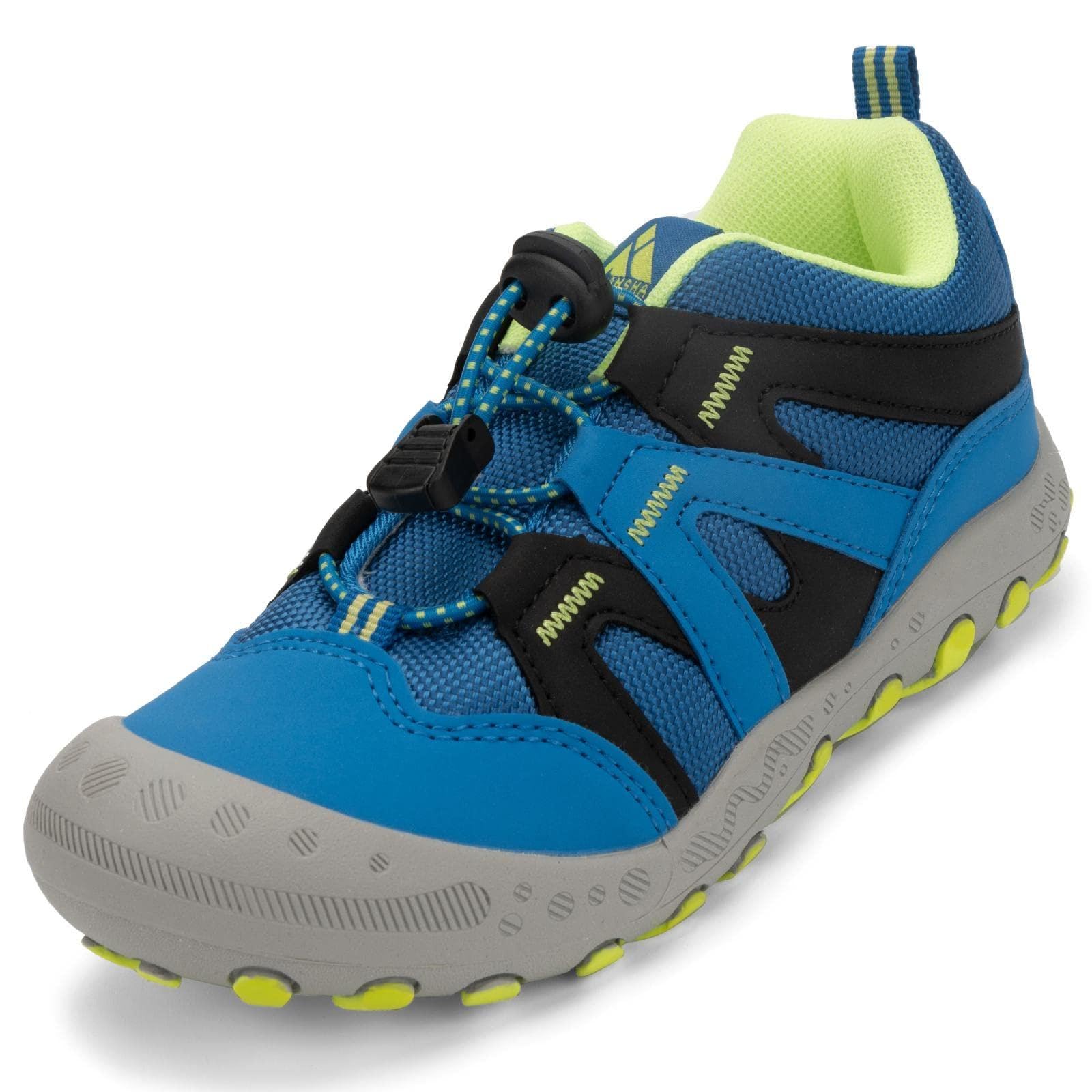 Mishansha Jungen Mädchen Wanderschuhe rutschfest Walkingschuhe Weich Flexibel Stabil Fitnessschuhe Freizeitschuhe für Kinder Sport Schuhe Gr.24-38