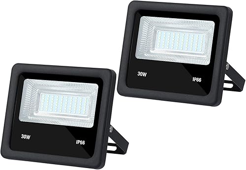 Miniatura 8 de 2 luces LED de 12 V CC 50 W 4500 lm 6500 K luz diurna blanca para exteriores, IP65 resistente al agua