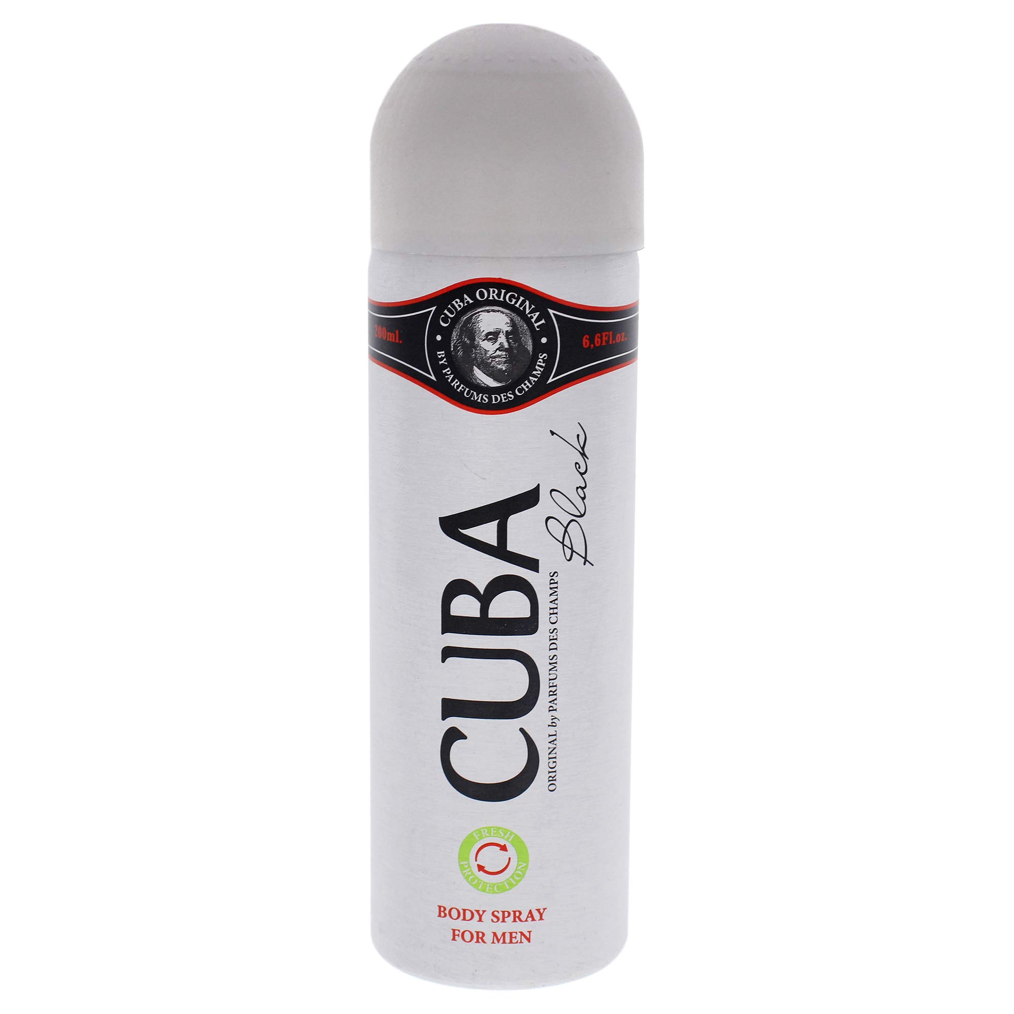 Cuba Black Cologne by Fragluxe 195 ml Body Spray for Men
