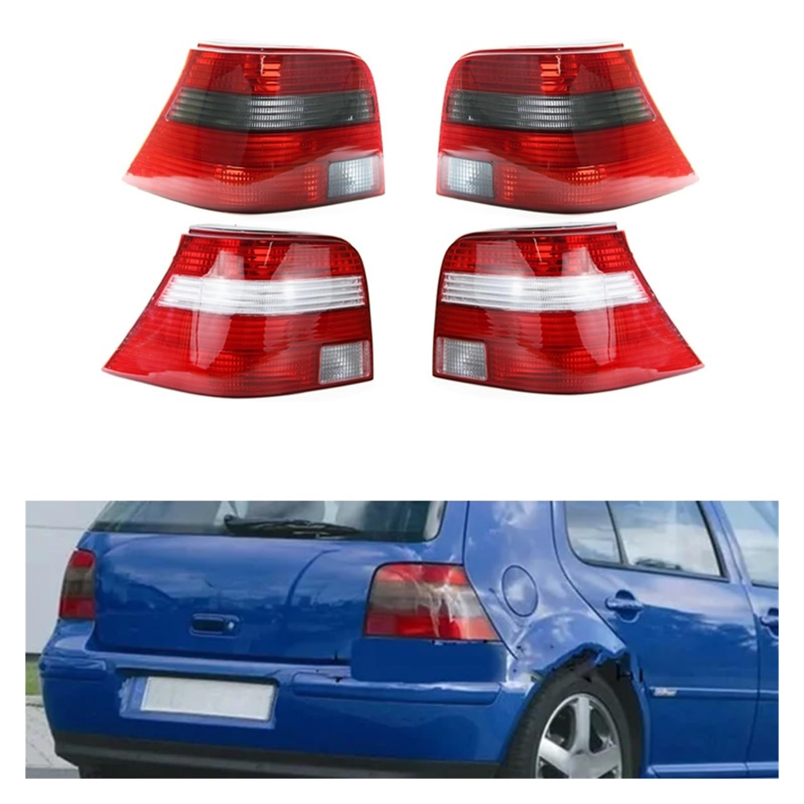 Para VW 4 1998-2006 Lente Luz Trasera