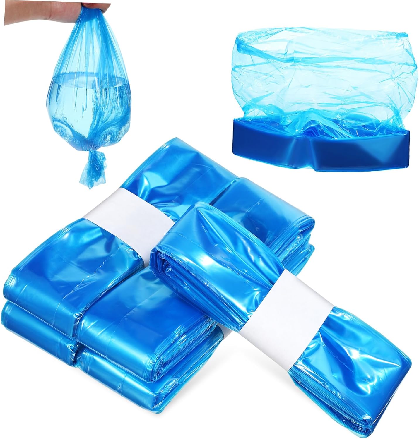 5pcs Diaper Pail Refill Bags Odor Sealing Liners for Diaper Disposal Pe Material Protection Fresh Nursery Atmosphere
