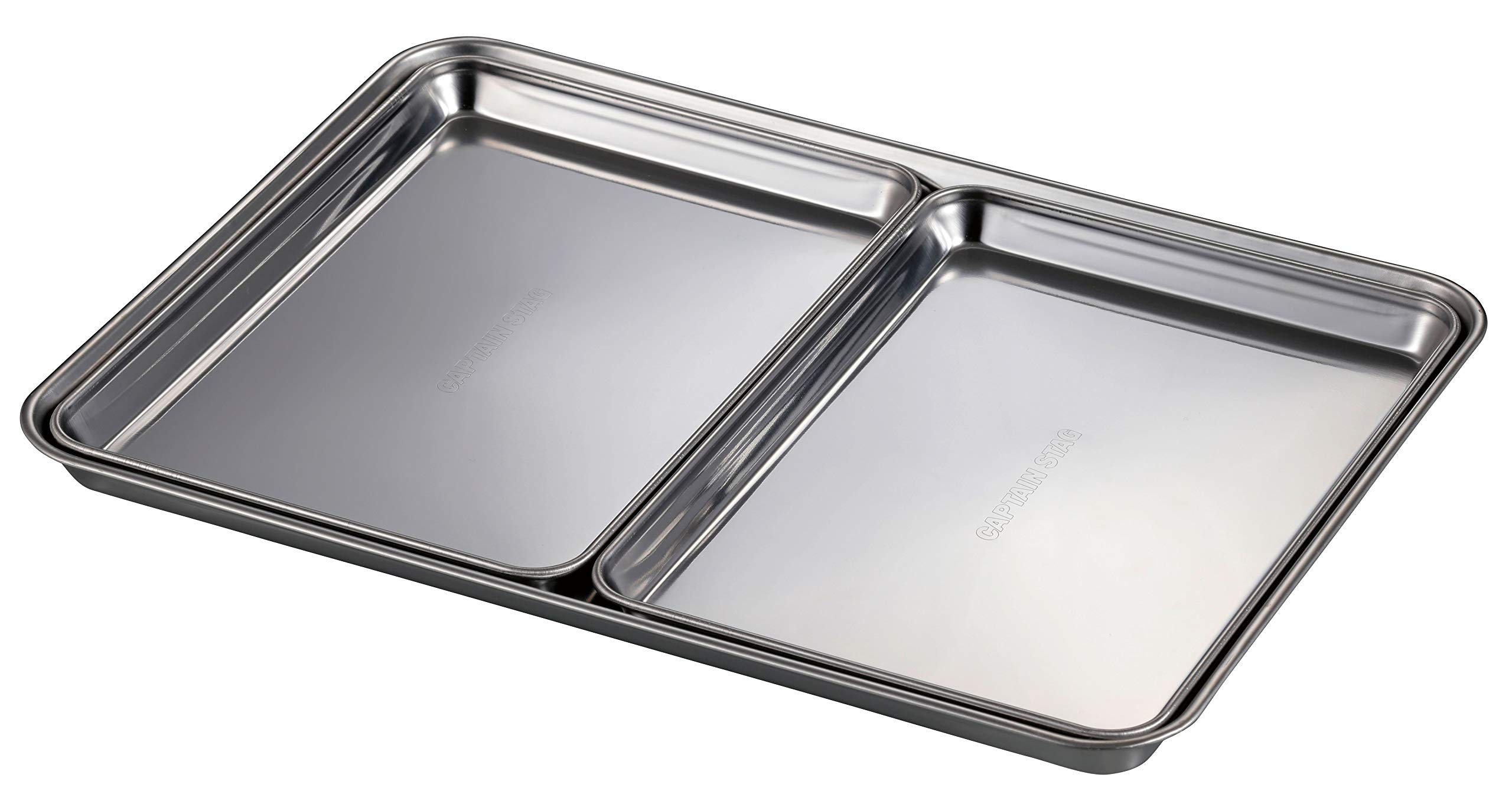 Amazon | キャプテンスタッグ(CAPTAIN STAG) BBQ 角型トレー バット 灰