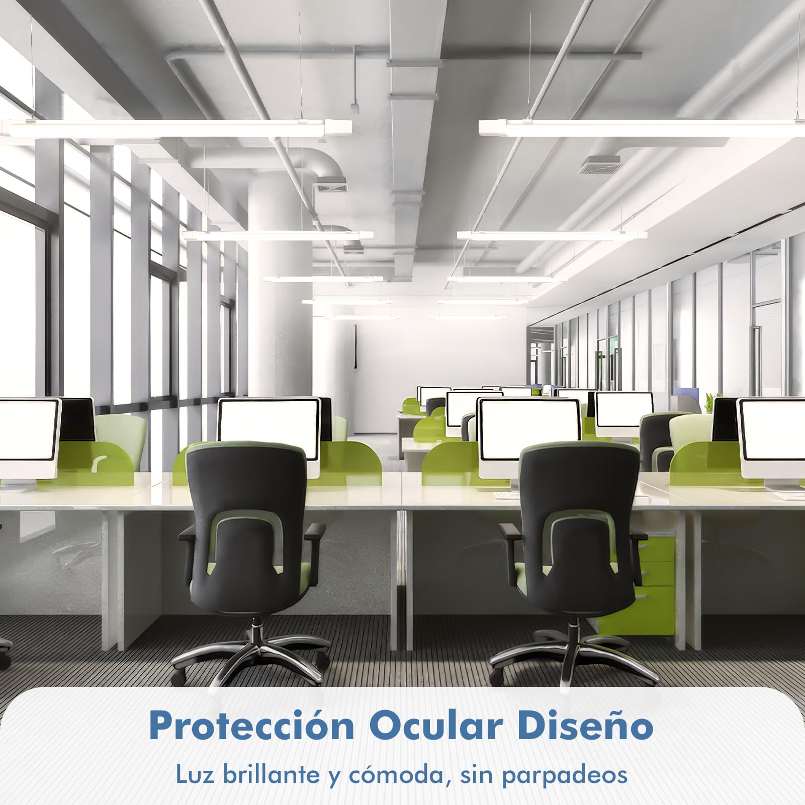 120CM Pantalla LED Lineal Tubos integrado 40W 4000LM Conectables Fluorescente Lámparas de Taller, 4500K Blanco neutro IP65 Luminaria Led para Oficina Garaje Sotano Baño Cocina Armario,4Pcs
