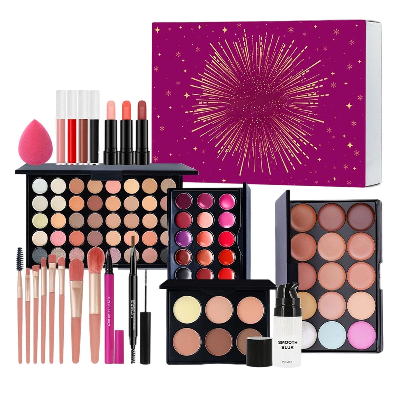 Set di trucchi - Palette di ombretti, pennelli per rossetto per il viso