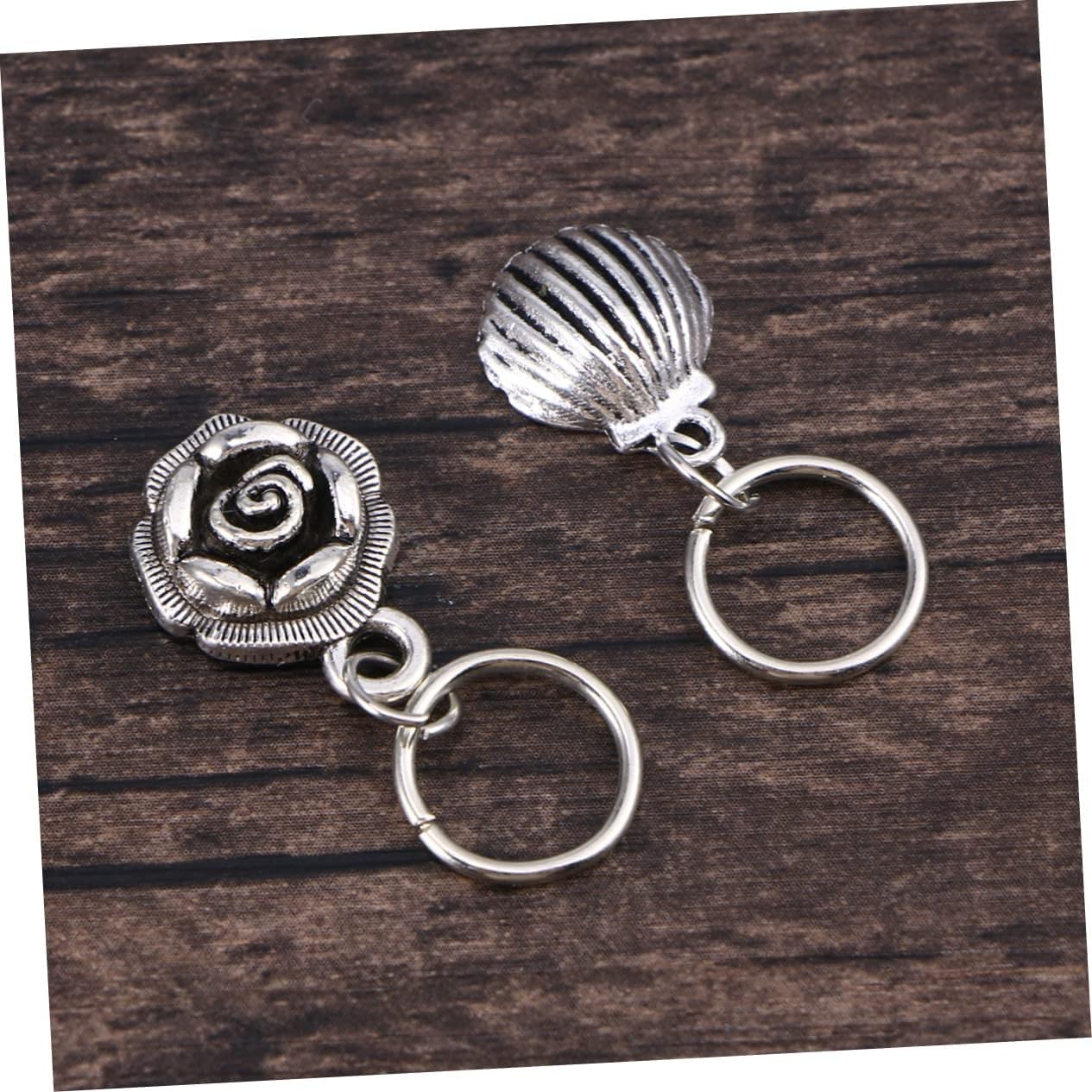 Spinki do włosów Spinki do włosów dla kobiet 105 szt. Akcesoria samochodowe Bling dla kobiet Włosy na warkocze Metalowe spinki do włosów do dredów Metalowe mankiety Pierścień do włosów Dekoracje DIY T