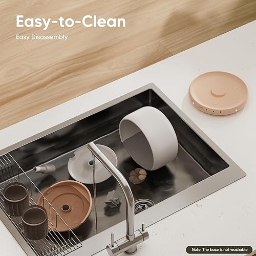 Miniatura 8 de WOPET Fuente de agua inalámbrica para gatos, 3 L101 onzas W03 elegante fuente de agua de cerámica para mascotas, dispensador de agua para gatos y