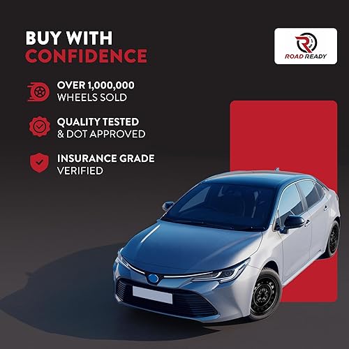 Miniatura 8 de Toyota Corolla - Agarradera de rueda de acero, 15" 5, rin de acero de 15X6 pulgadas