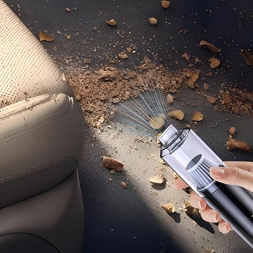 Miniatura 3 de Portable Car Vacuum, Mini Cordless Cleaner for Sedan and Rv with Built-in Battery, Hard Pp Casing with 0.5l Dust Cup, Quiet, Compact Design for Home