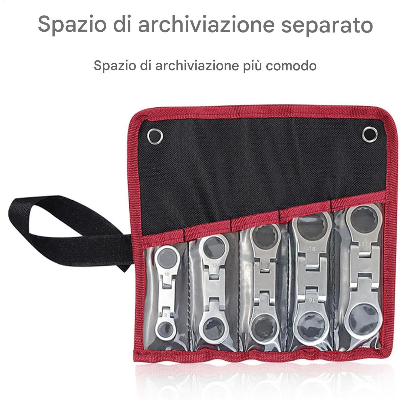 Kit de cliquet à tête flexible à double entraînement pour réparation de constructions automobiles électroniques, pliable à 180 degrés avec outil escamotable