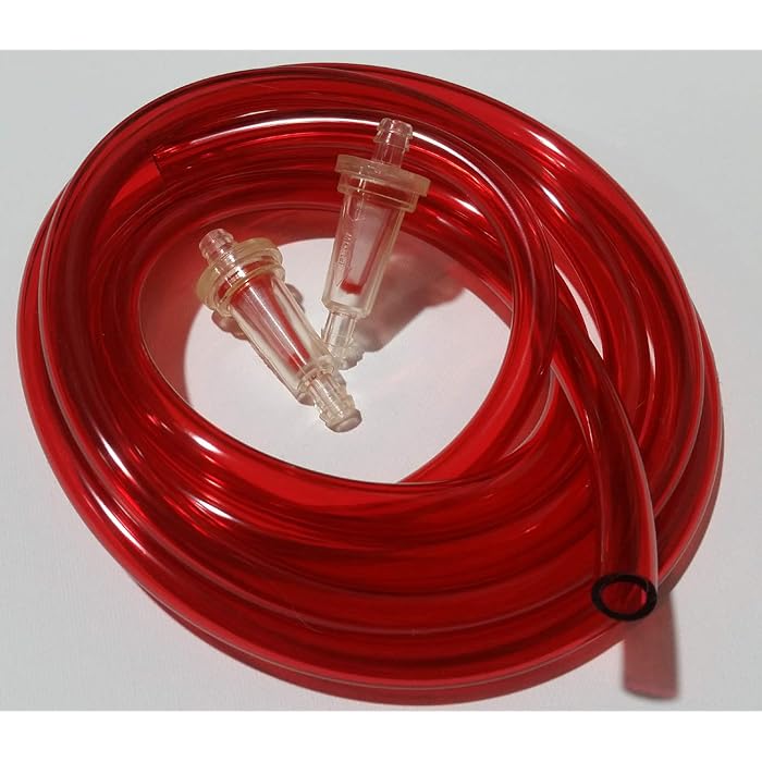 Buy HDM Go Cart Kart Racing Clone OHV 6ft RED fuel line hose and two