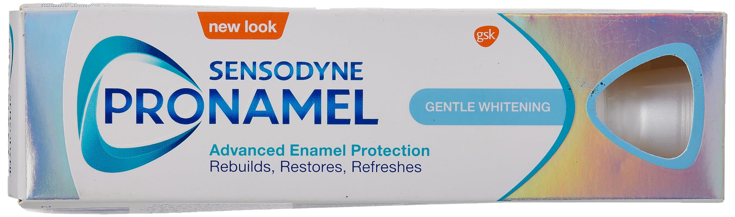 Sensodyne Pronamel Gentle Whitening Toothpaste 75ml – Enamel Care Fluoride Toothpaste, Helps Restore Natural Whiteness by Removing Surface Stains, Daily Whitening for Sensitive Teeth
