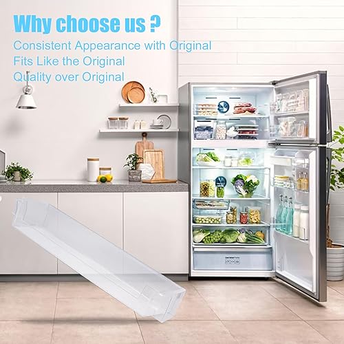 Miniatura 7 de DA63-08646A - Estante para puerta de refrigerador, estante de repuesto para refrigerador compatible con Samsung RT21M6213SR, RT21M6215SG