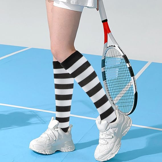 Knee High Socks for Women, Long Tall Knee Tube Socks