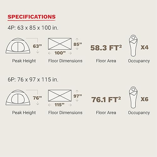 Miniatura 6 de MARMOT Midpines 4P6P Tiendas de campaña y huellas