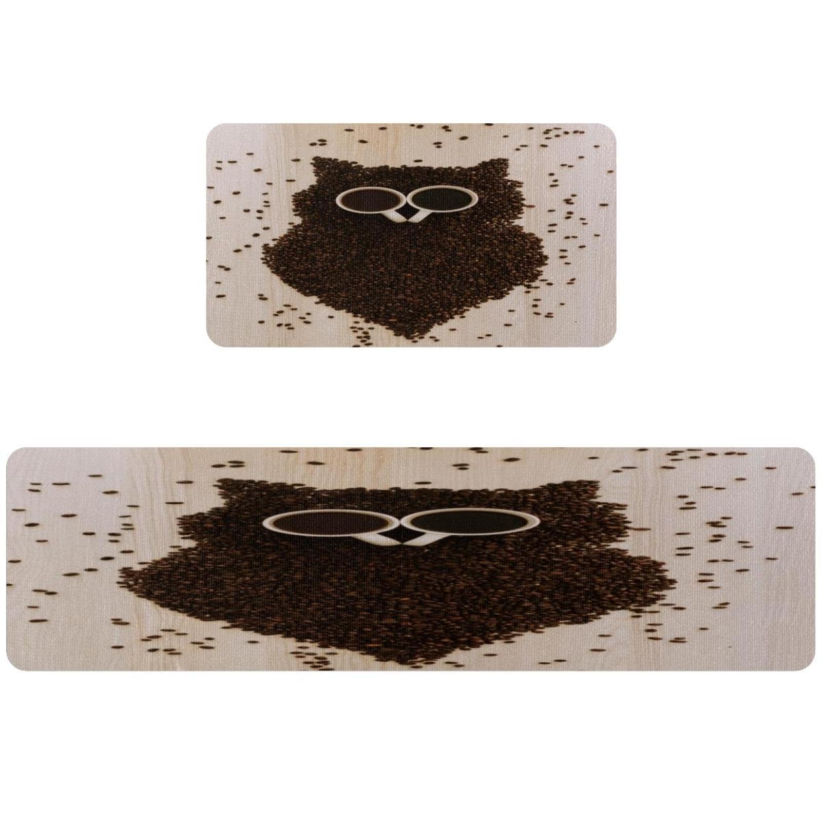 Alfombra de pasillo para cocina antideslizante VAPOKF alfombrillas lavables de diseño búho
