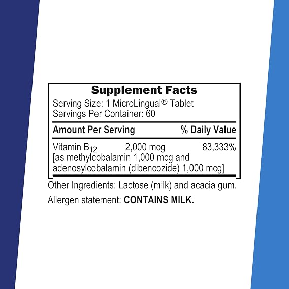 Superior Source No Shot Advanced B-12 2,000 mcg, Vitamin B12, 60 Ct