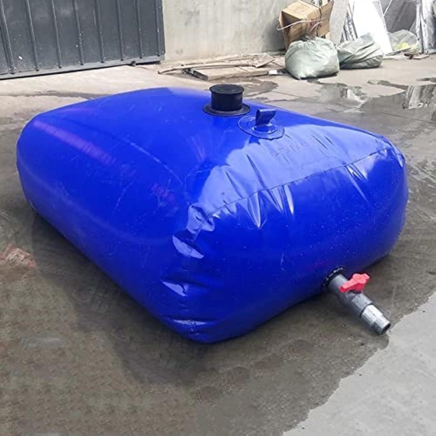 Collapsible Water Tank Container, Outdoor Large Capacity Camping Storage Container For Soft Water, Agricultural Drying Resistant Water Storage Tank For Hurricane Flood Reservoir,240L:1*0.7*0.35M,