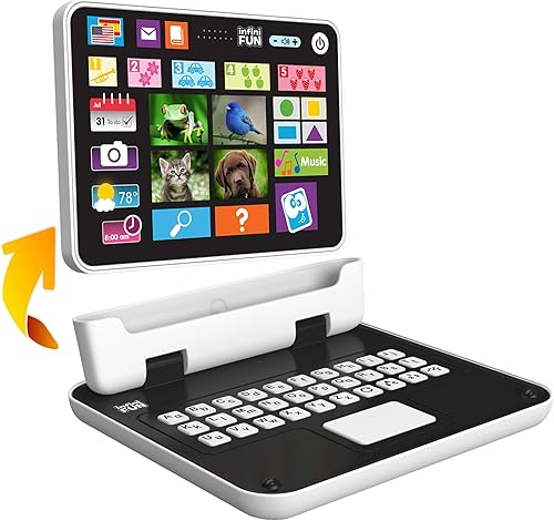 Miniatura 3 de Primera tableta 2 en 1 para niños Kidz Delight Tech, color negro