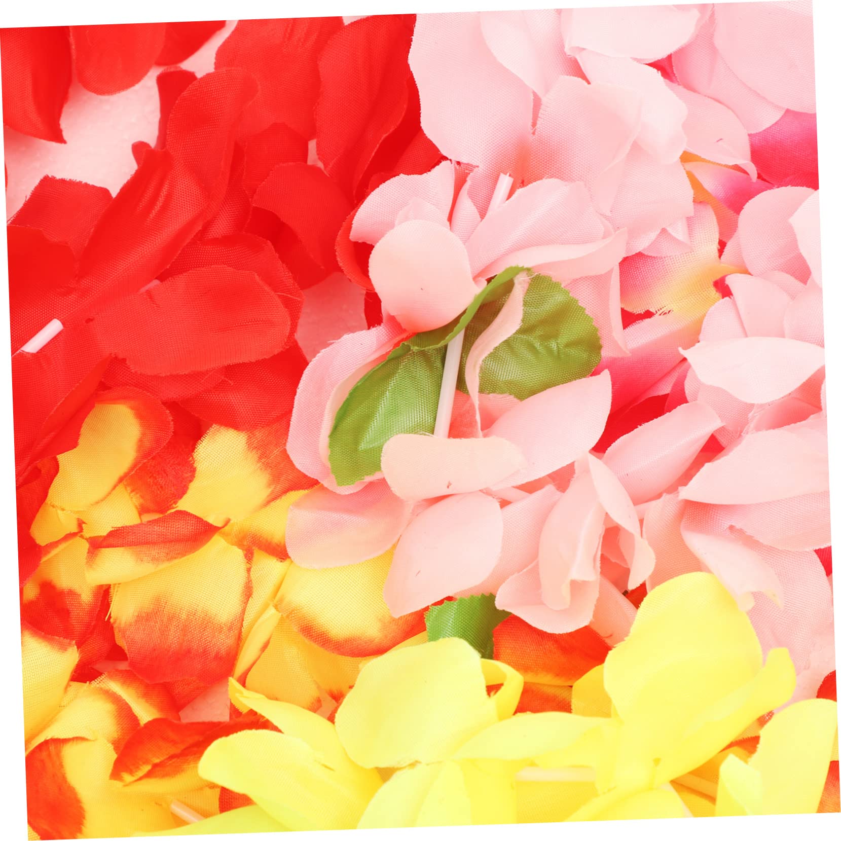 STOBAZA 18stücke Teiliges Hawaiiansches Blumenkranz Farbenfrohe Girlanden Für Strandpartys Luau-Dekoration Für Sommerfeste Und Tropische Veranstaltungen