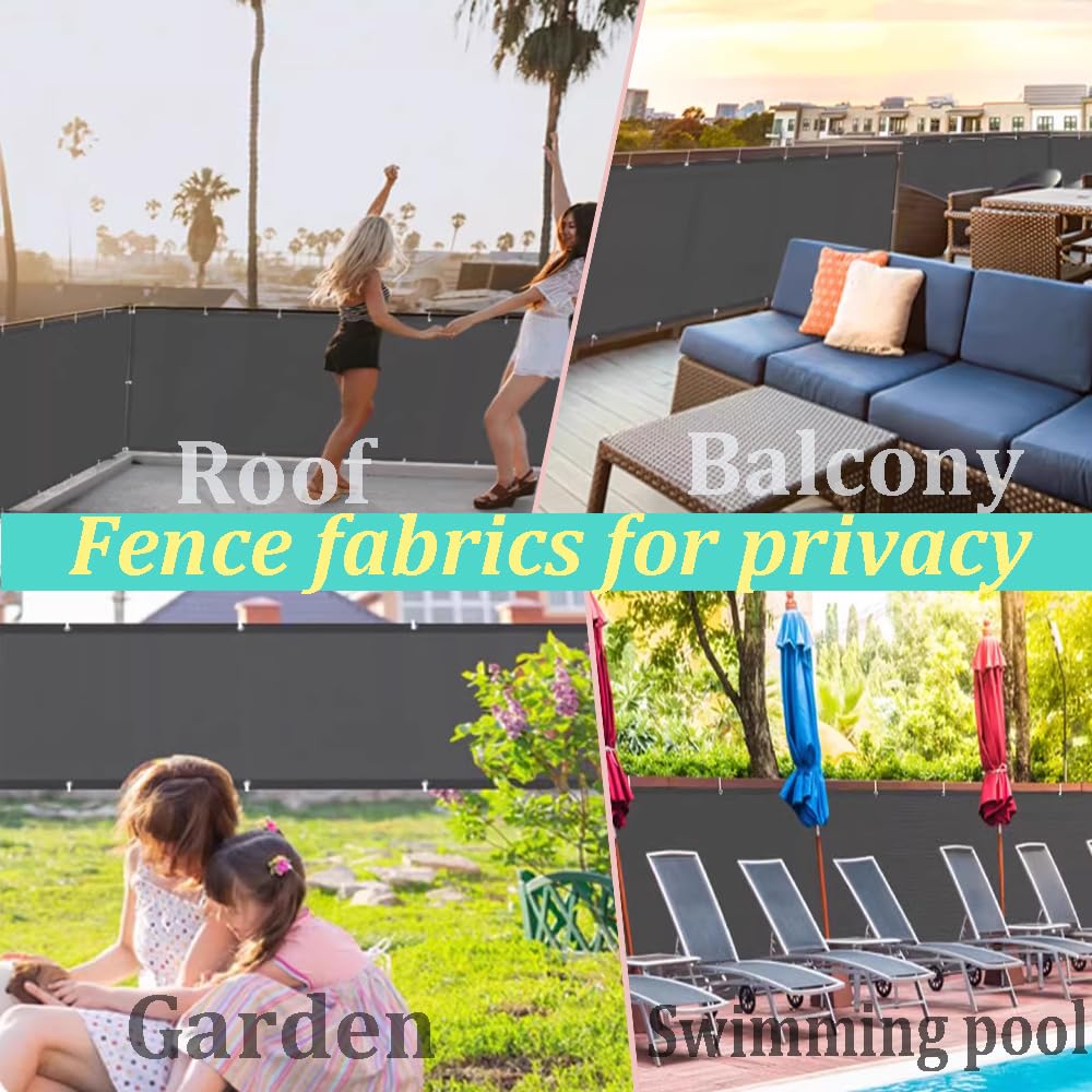 Rechteckige Quadratische Schattenplane 2.5X5M wasserdichte Sonnensegel Rechteckig Aus 98% UV-Schutz Geeignet Für Outdoor, Garten, Patio, Terrasse,Party Dunkelgrau