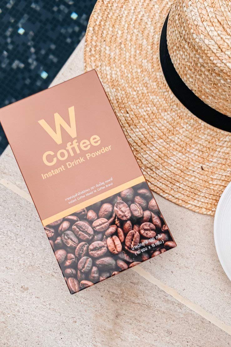 Wink White W Instant Coffee 15g x 10 sachets Just 40 Cal No Fat No Sugar