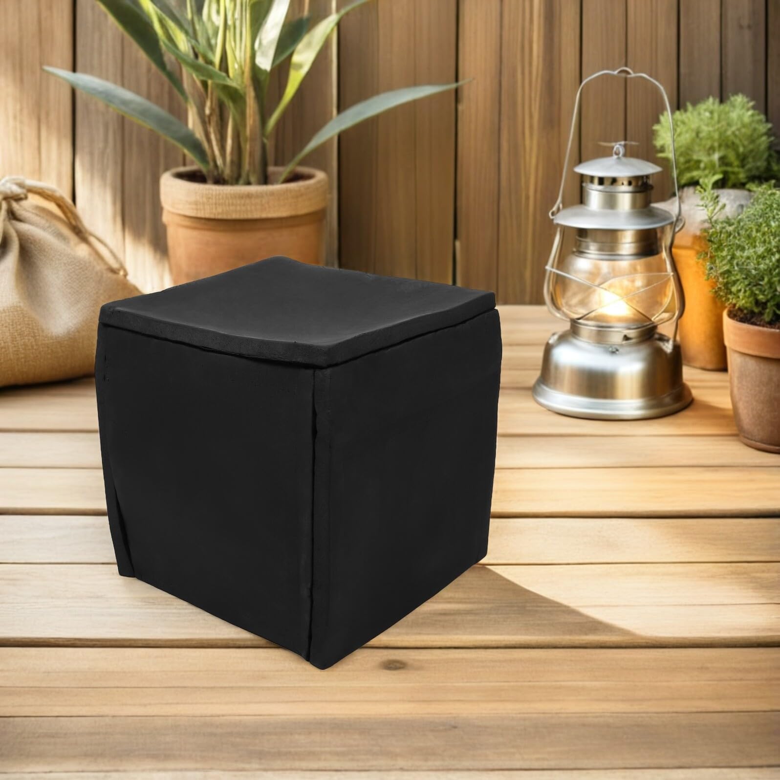 Anneome Caja Insonorizada para Bomba de Agua y Generador, Cubierta Reductora de Ruido Industrial, Aislamiento Acústico de Goma Espuma, Tamaño 44,1x44x44,1 Cm, Uso en Jardín y Entorno
