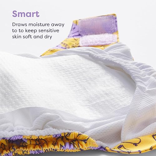 Miniatura 4 de Bambino Mio, Forros de pañales de tela, paquete de 5