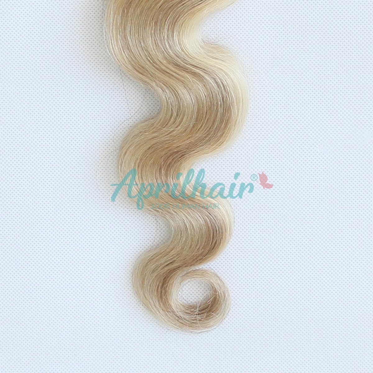 8A Machine Double Weft Raw Brazilian Virgin Human Hair Extensions Highlight P8/613 Light Brown Blonde Body Wave 3 Bundles 10" 10" 10"
