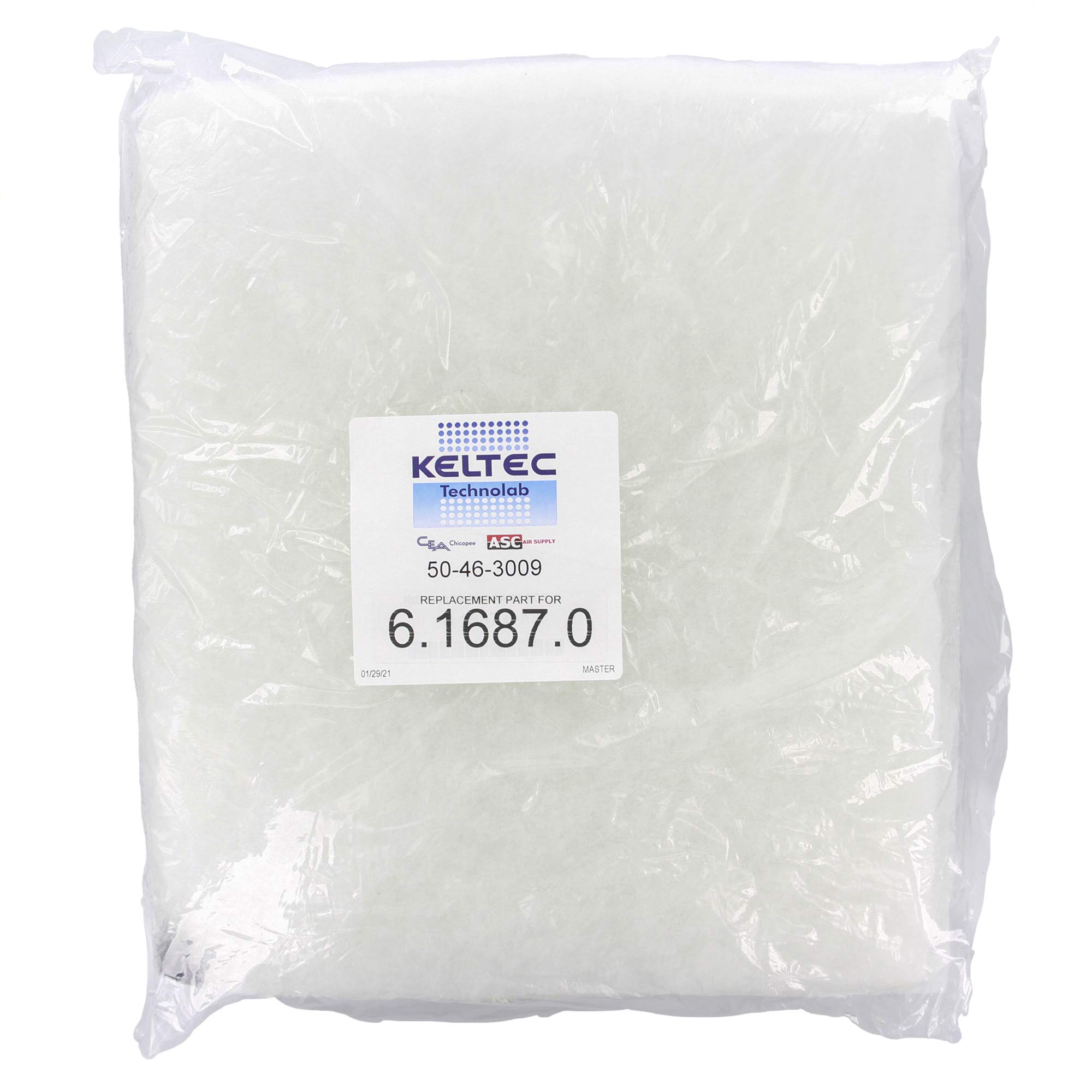 Industrial Service Solutions Aftermarket Kaeser 6.1687.0 Air Filter Mat Element | Replacement Part | High-Efficiency Pleated Media | For Compressed Air Equipment and Systems