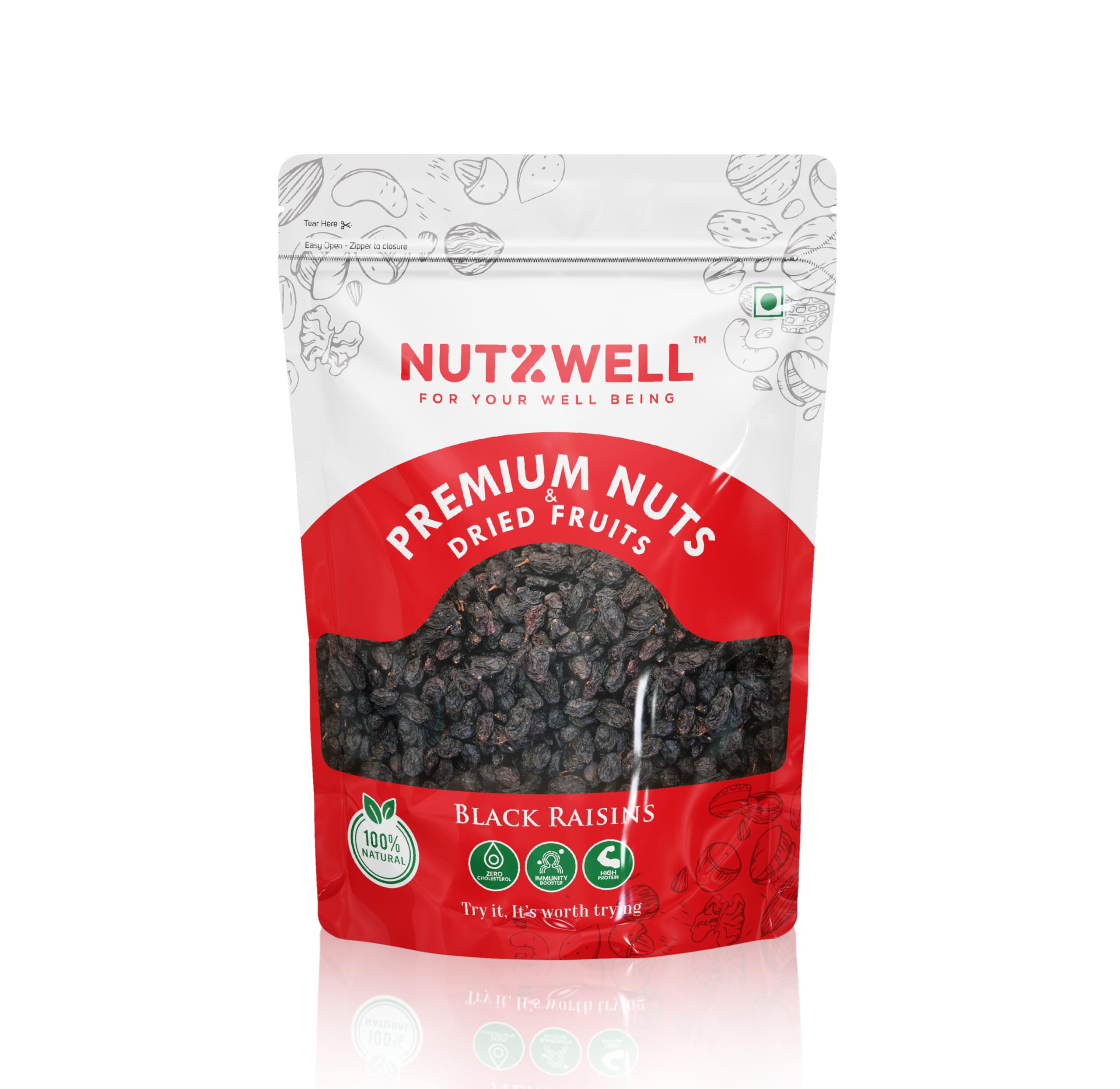 Nutzwell Premium Seedless Black Raisins | Kali Kishmish | Dry Fruits | Delicious & Healthy Snack | Naturally sweet | Non-GMO (250) (B0CRP61RN4) Amazon Price History, Amazon Price Tracker