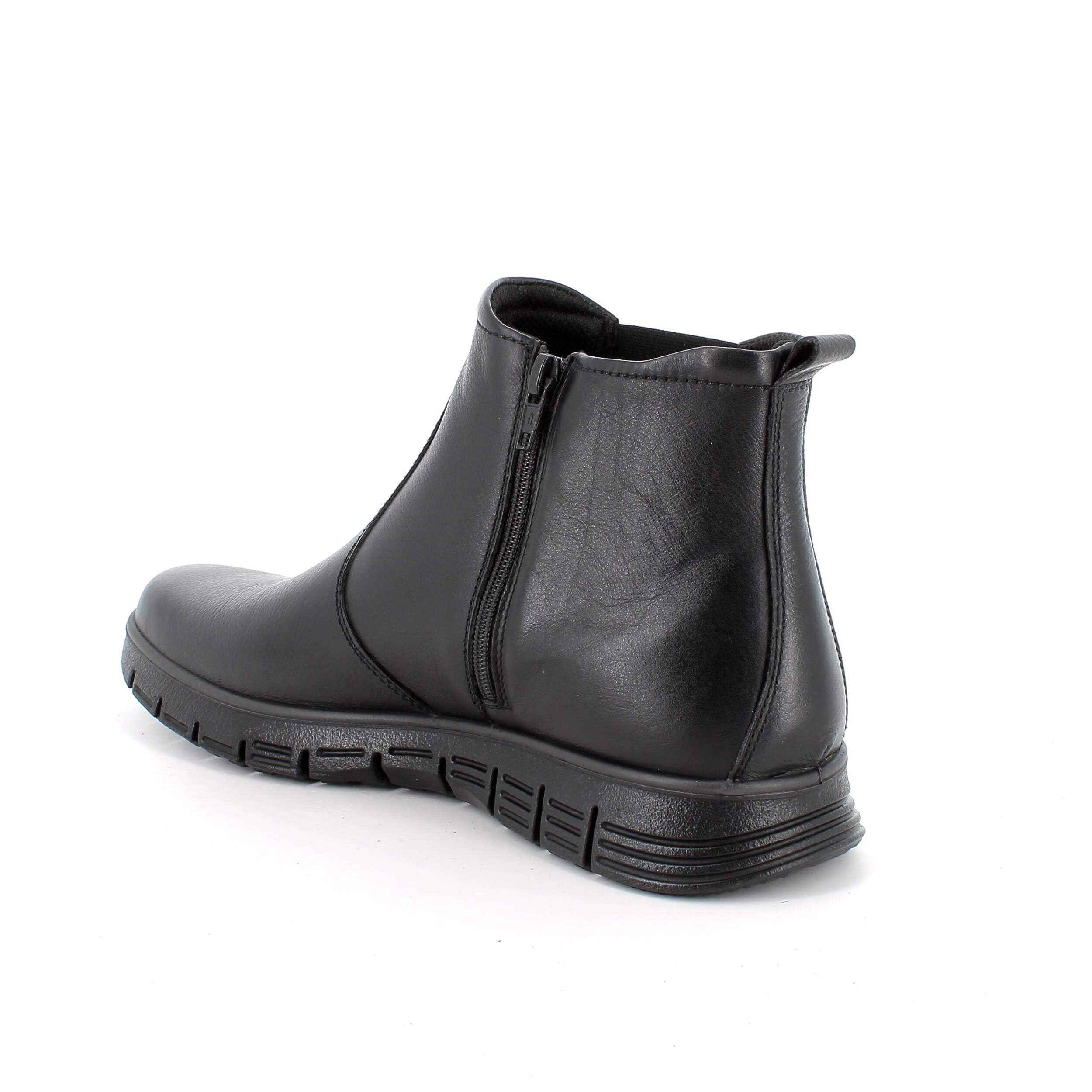 ENVAL SOFT Bottines beatles pour hommes en cuir noir EU 43