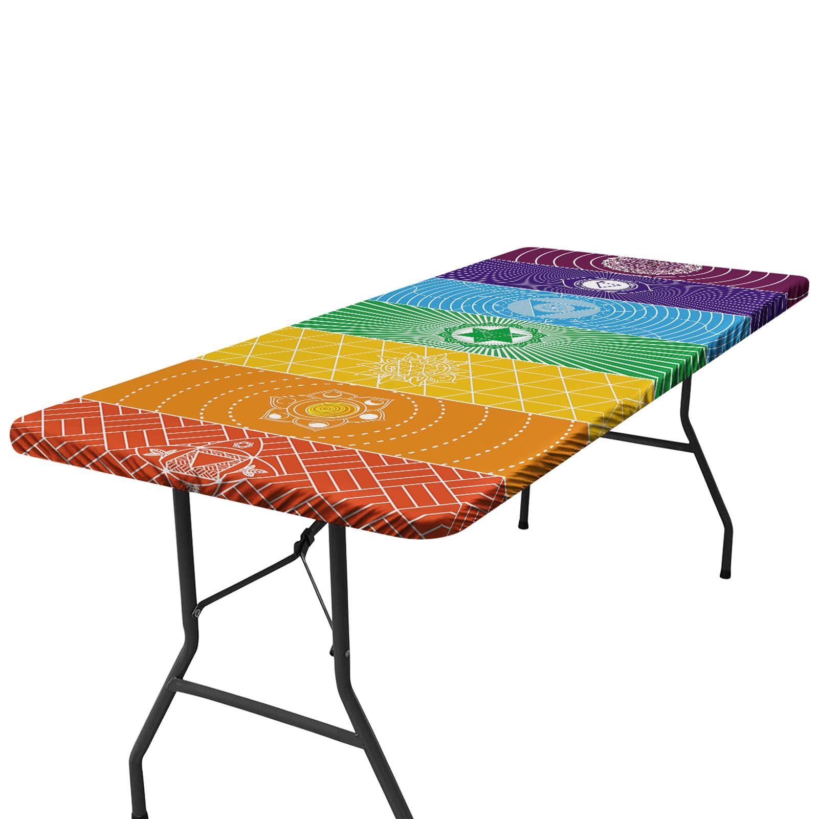 Nappe de table pour fête imperméable coupe-vent flanelle jardin camping