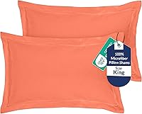 Vista 87 de Royale Linens Paquete de 2 fundas de almohada tamaño Queen de 20 x 30 pulgadas, microfibra cepillada de 1800, fundas de almohada de cama