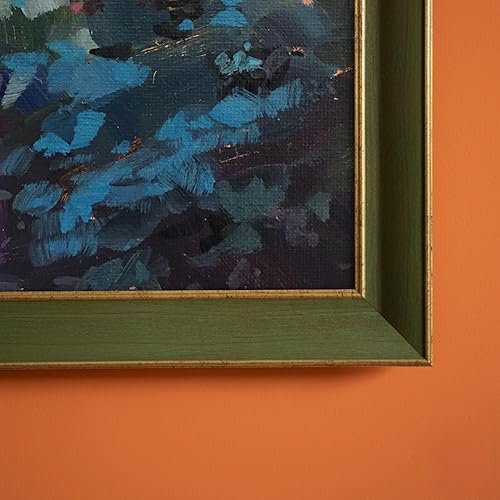 Miniatura 7 de Marco de TV hecho a mano verde Lisboa, compatible solo con Samsung The Frame (se adapta a TV Frame 2021-2025, 85 pulgadas)