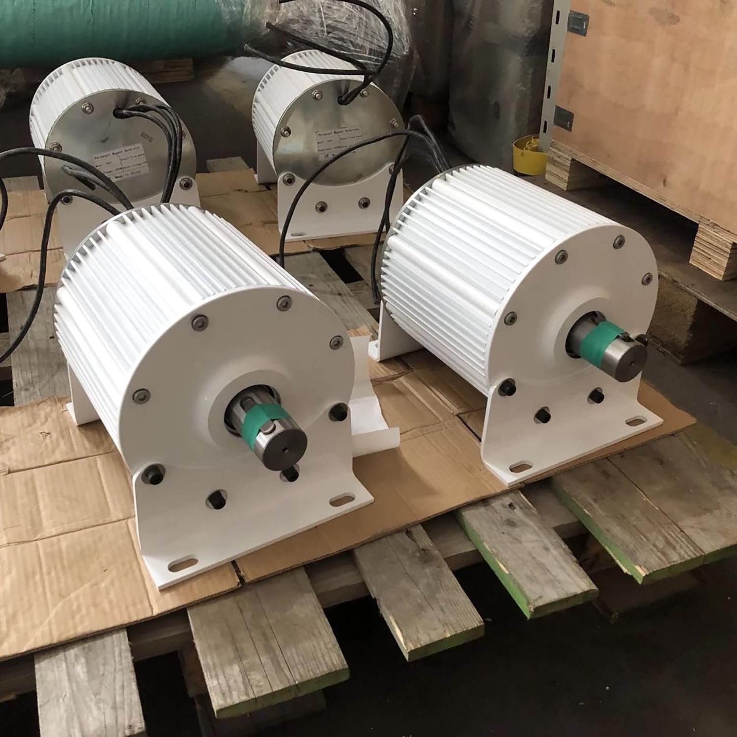 5KW 3 Phase Gearless Permanent Magnet Generator 300 RPM 50HZ 5000W 96V AC Alternator Single Axis DIY Wind Water Turbine