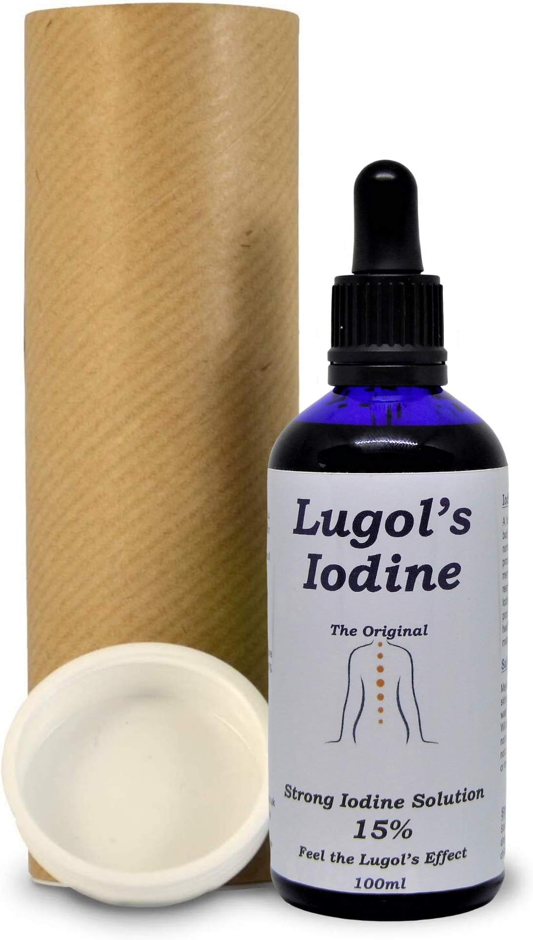 100ml 15% Lugols Iodine Solution - Max Strength - Original and True Lugols