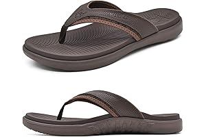 Men's Supreme Comfort Flip Flops: Plantar Fasciitis Relief Sandals