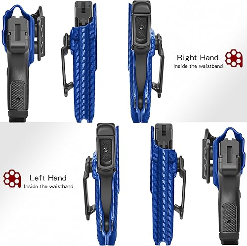 Miniatura 36 de Amberide Ruger LCP .380 IWB Holster,Tough Kydex–Boltaron Inside Waistband Holster Fit Ruger LCP 380 Auto Pistol,Defined Retention Click,0–30°Cant