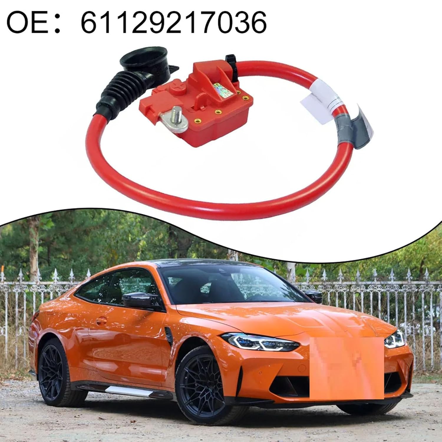 Automotive Accessories for E82 F06 F07 F10 F12 F13 Positive Battery Terminal Cable Wire 61129217036 61129217035 Battery Kit