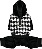 Vista 9 de Puppia Cagnie - Overol de invierno, cálido, acogedor, a la moda, para perros pequeños, beige, talla S