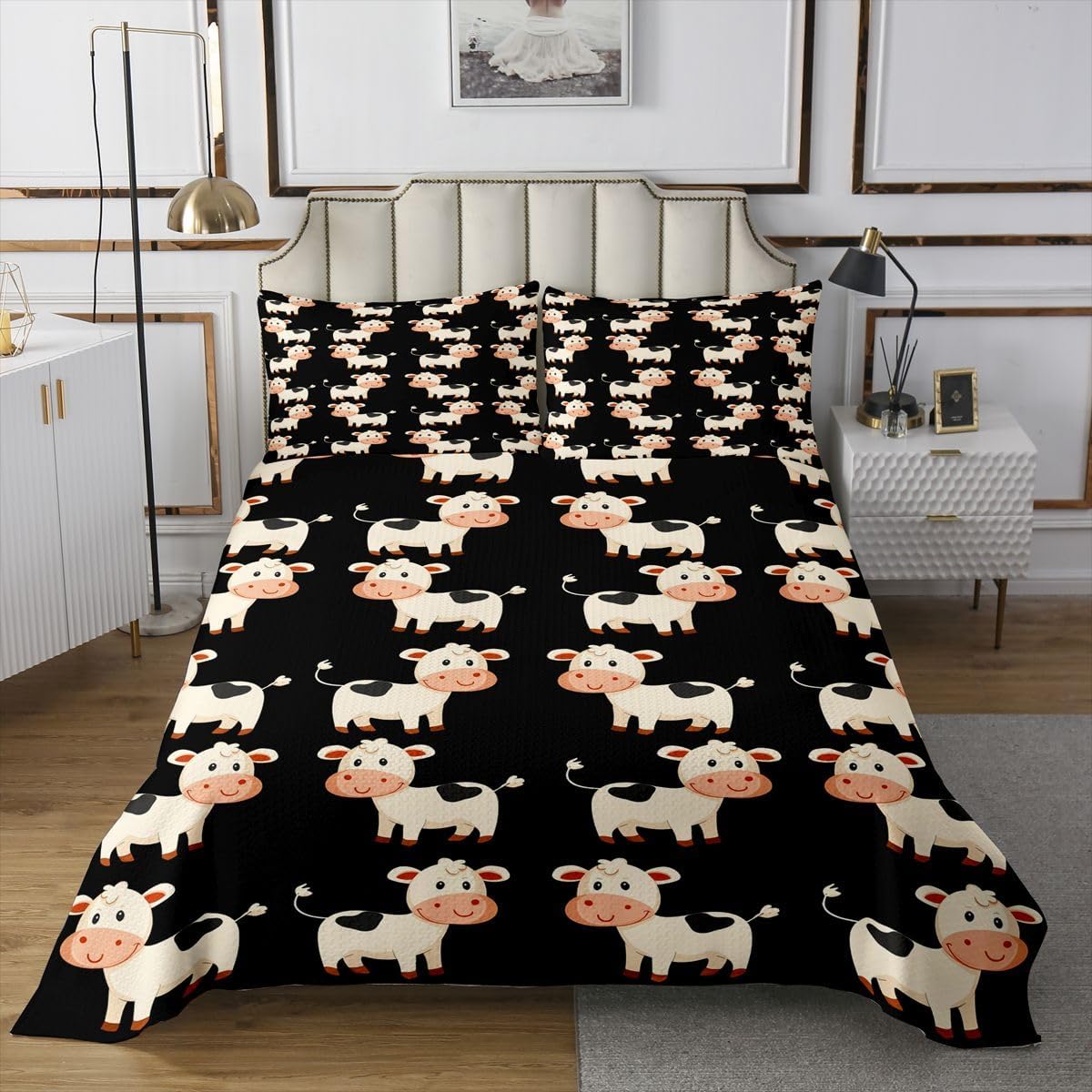 Homewish Cartoon Capybara Quilt Sets Twin Size,Capybara Lovers Bedspread Coverlet 2Pcs for Kids Girls Boys Room Decor,Cute Animals Quilts Set Orange Capybaras Bedding Comforter,1 Pillowcase