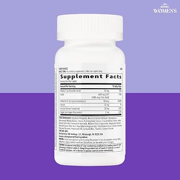 GNC Women's Iron Complete Multivitamin, Enhances Ability to Absorb Iron, 60 Caplets