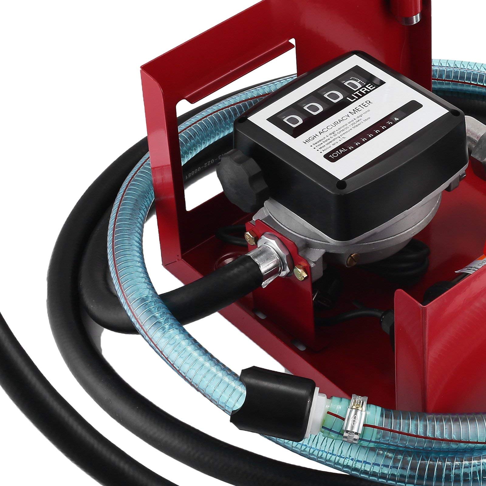 40L Dieselpumpe Heizölpumpe 120W Selbstansaugende Ölpumpe 220V Ölabsaugpumpe Selbstansaugend Zählwerk Automatik Pumpe