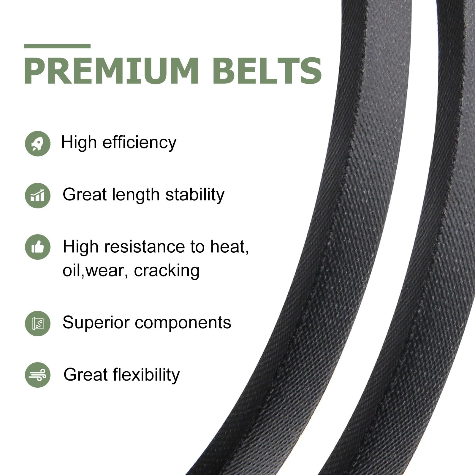 Gx20006 John Deere Drive Belt Rogugeroty Replacement GX21833