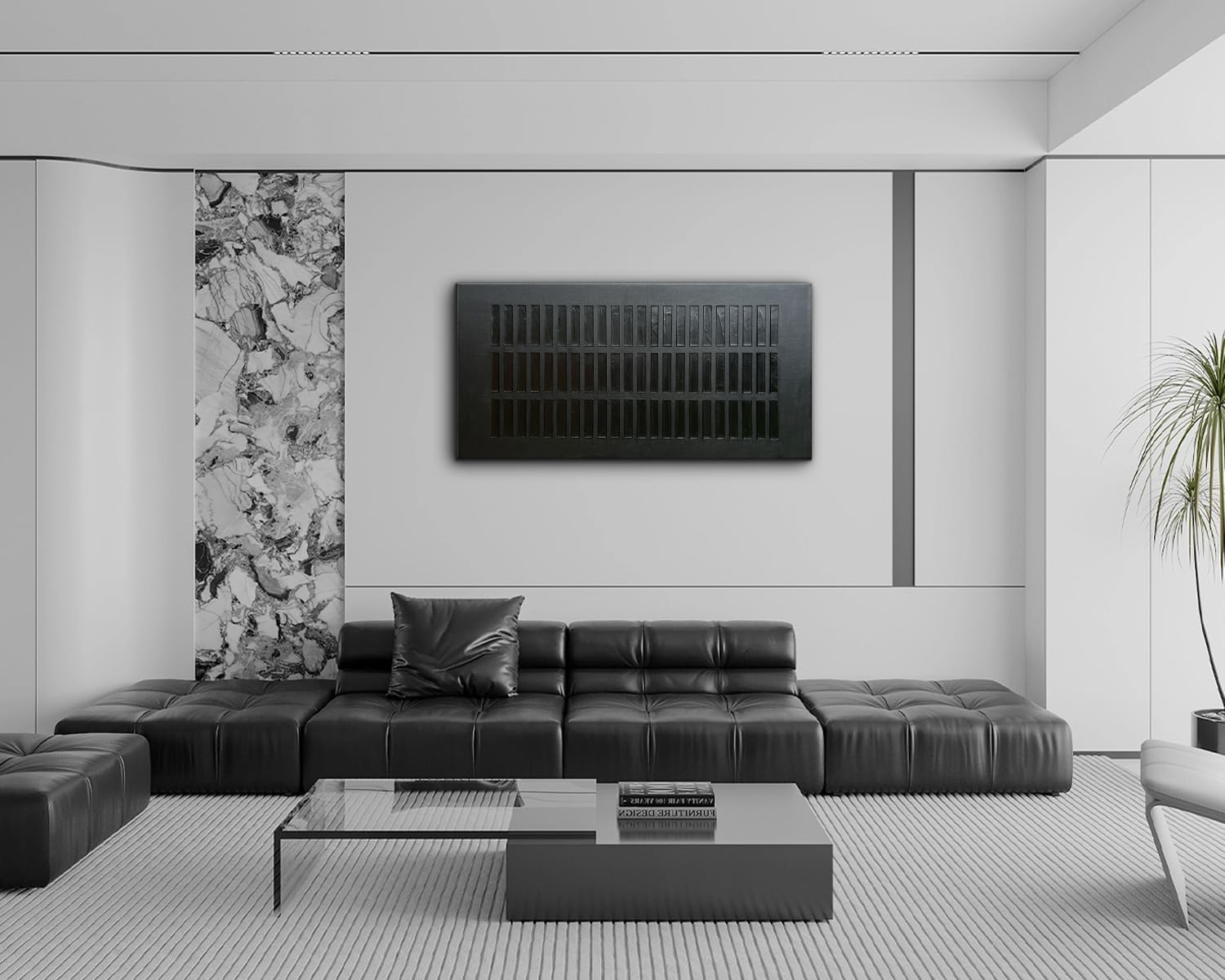 Eonzeun White Abstract Wall Art - Contemporary Hand-Painted Textured Oil Painting On Canvas 28x40 inch,Minimalist 3D Texture Art Painting for Wall Decor