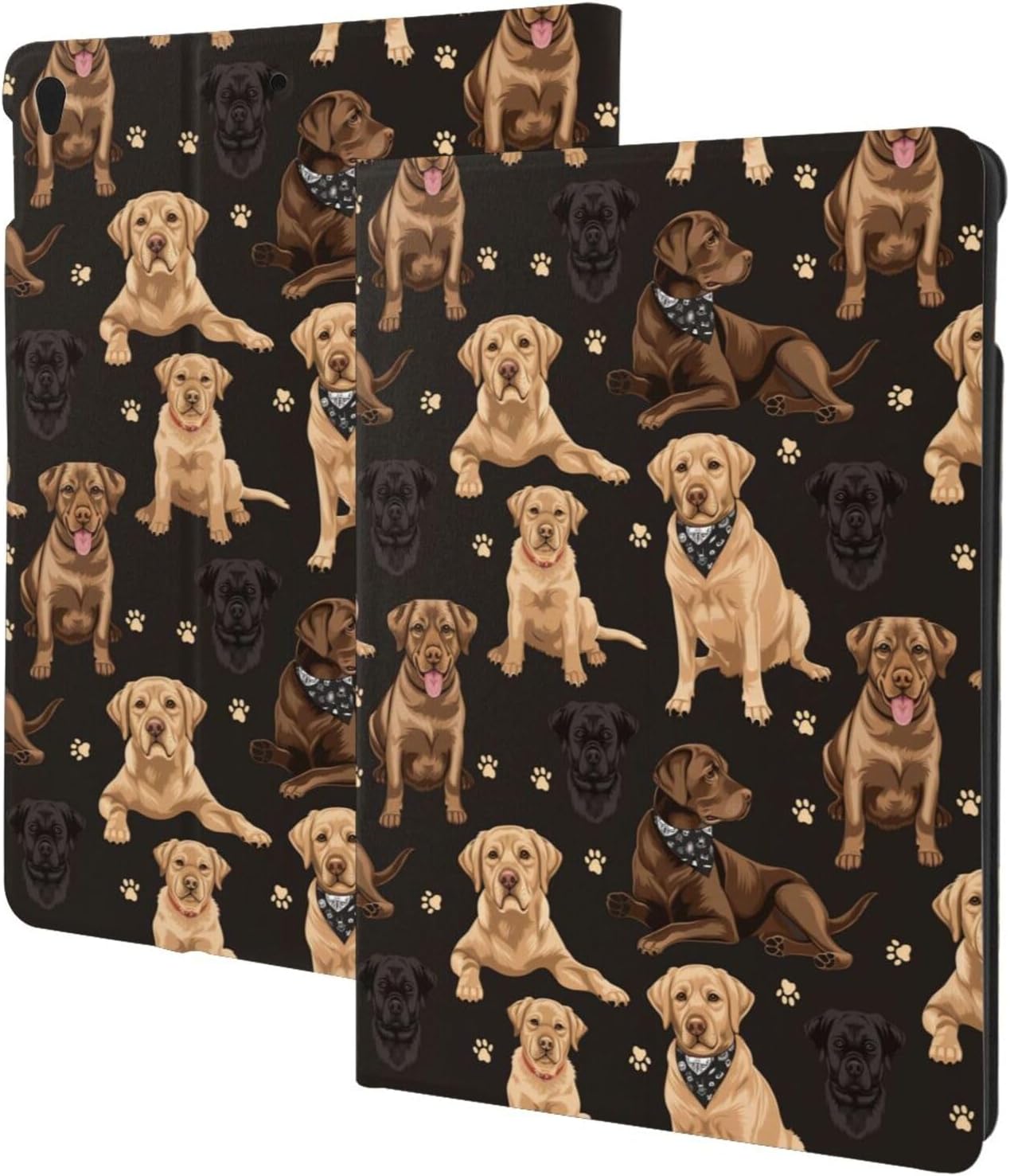 Labrador Dog Paw Print Compatible with ipad air 3rd Generation Case Cover, Tablet Cases Compatible with ipad Pro Case 10.5 Inch, Auto Wake/Sleep, Folio Stand